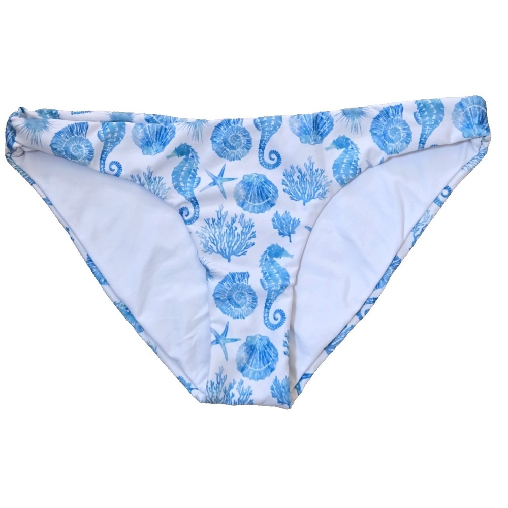 Aqua Swim Bikini Coco Bottom Womens M Blue Sea Life NWT - Picture 2 of 8